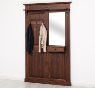 Hanger with mirror, 1 drawer - PS242
