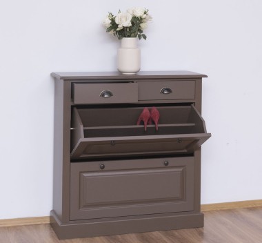 Shoe rack with 2 doors, 2 drawers - PS358