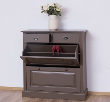 Shoe rack with 2 doors, 2 drawers - PS358