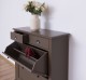 Shoe rack with 2 doors, 2 drawers