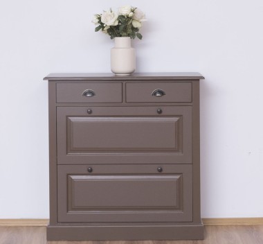Shoe rack with 2 doors, 2 drawers - PS358