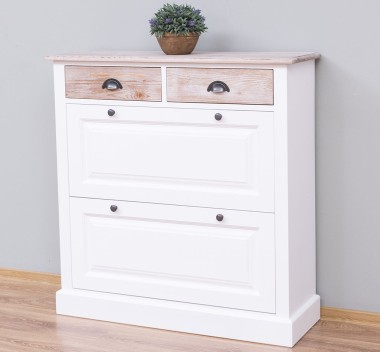 Shoe rack with 2 doors, 2 drawers - PS358