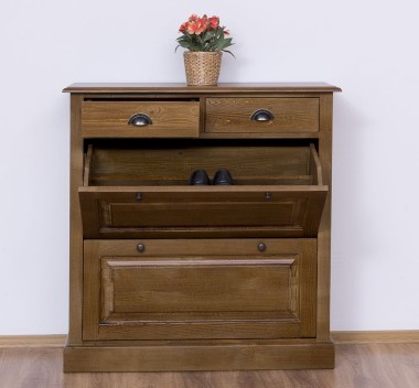 Shoe rack with 2 doors, 2 drawers - PS358