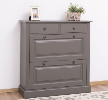 Shoe rack with 2 doors, 2 drawers - PS358