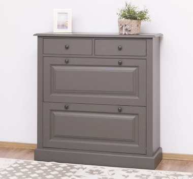 Shoe rack with 2 doors, 2 drawers - PS358