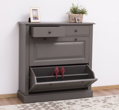 Shoe rack with 2 doors, 2 drawers - PS358