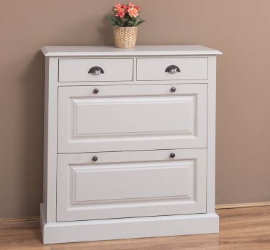 Shoe rack with 2 doors, 2 drawers - PS358