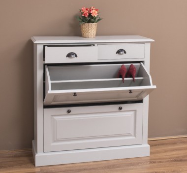 Shoe rack with 2 doors, 2 drawers - PS358