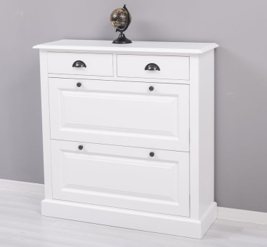 Shoe rack with 2 doors, 2 drawers - PS358
