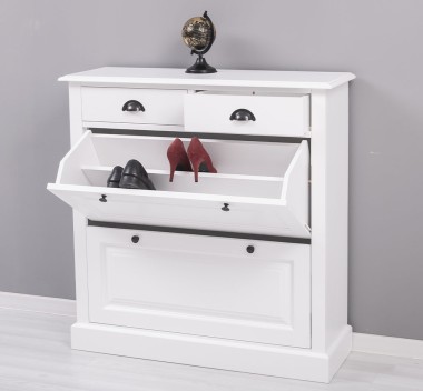 Shoe rack with 2 doors, 2 drawers - PS358