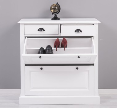 Shoe rack with 2 doors, 2 drawers - PS358