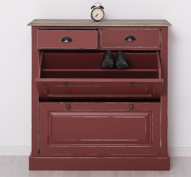 Shoe rack with 2 doors, 2 drawers - PS358
