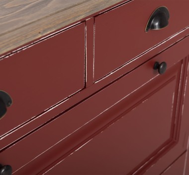 Shoe rack with 2 doors, 2 drawers - PS358