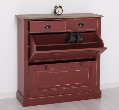 Shoe rack with 2 doors, 2 drawers - PS358