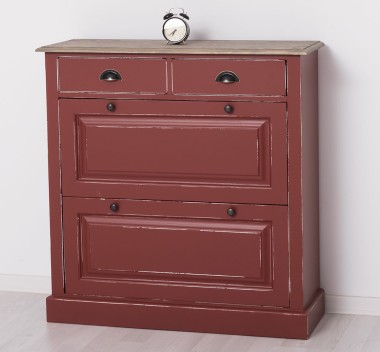 Shoe rack with 2 doors, 2 drawers - PS358