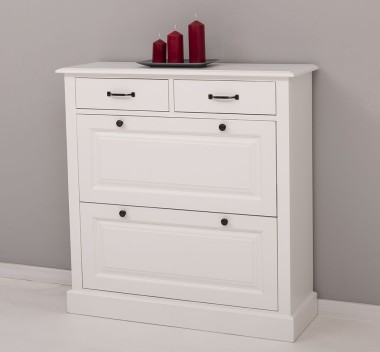 Shoe rack with 2 doors, 2 drawers - PS358