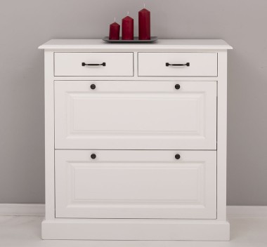 Shoe rack with 2 doors, 2 drawers - PS358