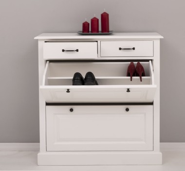 Shoe rack with 2 doors, 2 drawers - PS358
