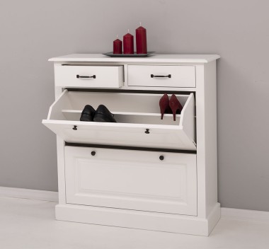 Shoe rack with 2 doors, 2 drawers - PS358