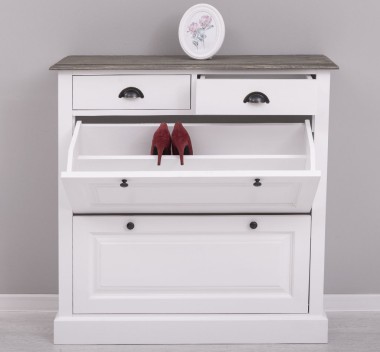 Shoe rack with 2 doors, 2 drawers - PS358