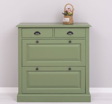 Shoe rack with 2 doors, 2 drawers - PS358