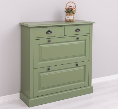 Shoe rack with 2 doors, 2 drawers - PS358