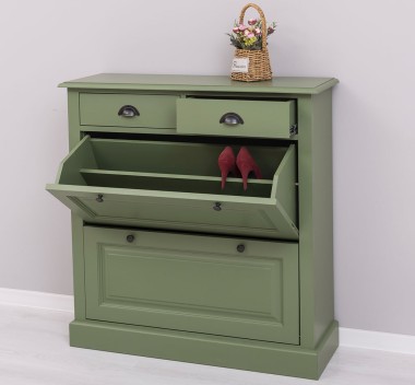 Shoe rack with 2 doors, 2 drawers - PS358