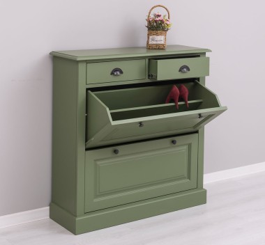 Shoe rack with 2 doors, 2 drawers - PS358