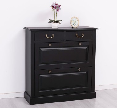 Shoe rack with 2 doors, 2 drawers - PS358