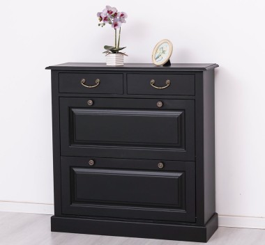 Shoe rack with 2 doors, 2 drawers - PS358