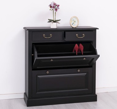 Shoe rack with 2 doors, 2 drawers - PS358