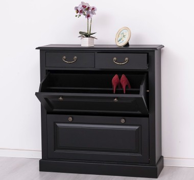 Shoe rack with 2 doors, 2 drawers - PS358