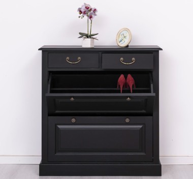 Shoe rack with 2 doors, 2 drawers - PS358