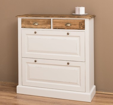 Shoe rack with 2 doors, 2 drawers - PS358