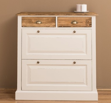 Shoe rack with 2 doors, 2 drawers - PS358