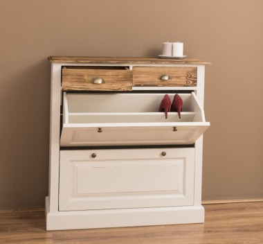 Shoe rack with 2 doors, 2 drawers - PS358