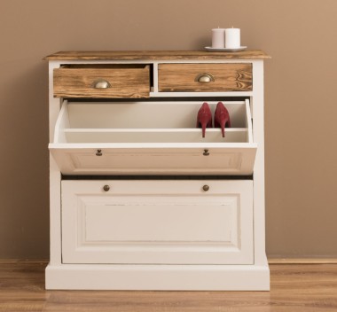 Shoe rack with 2 doors, 2 drawers - PS358