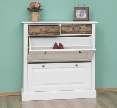 Shoe rack with 2 doors, 2 drawers - PS358