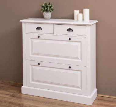 Shoe rack with 2 doors, 2 drawers - PS358