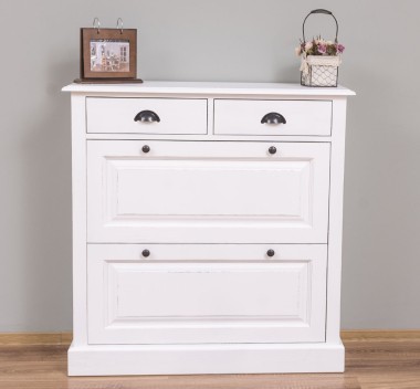 Shoe rack with 2 doors, 2 drawers - PS358