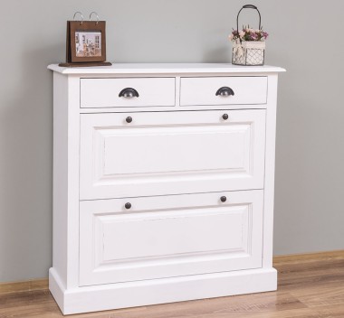 Shoe rack with 2 doors, 2 drawers - PS358
