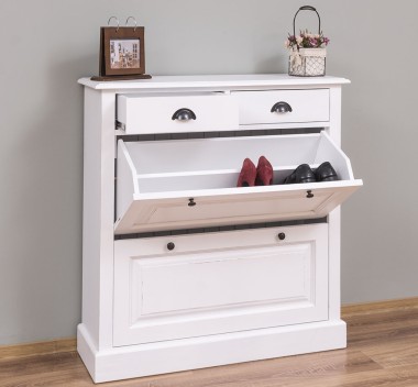 Shoe rack with 2 doors, 2 drawers - PS358