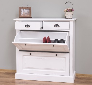 Shoe rack with 2 doors, 2 drawers - PS358