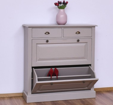 Shoe rack with 2 doors, 2 drawers - PS358