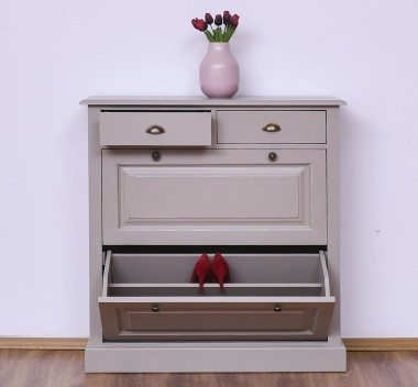 Shoe rack with 2 doors, 2 drawers - PS358