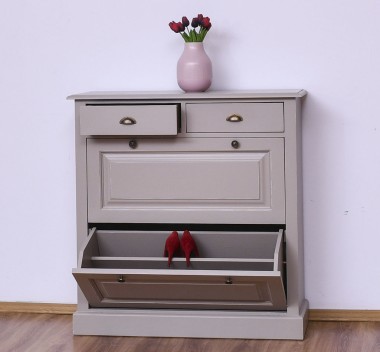 Shoe rack with 2 doors, 2 drawers - PS358