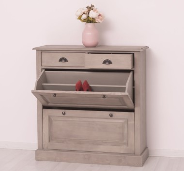 Shoe rack with 2 doors, 2 drawers - PS358