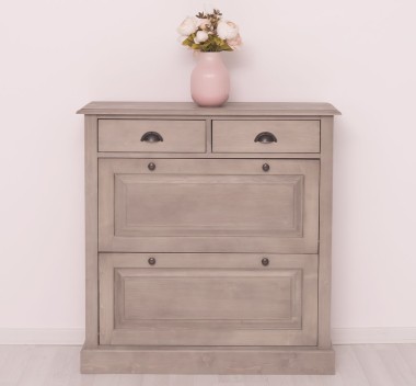 Shoe rack with 2 doors, 2 drawers - PS358