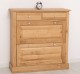 Shoe cabinet 2 doors and 2drawers, oak