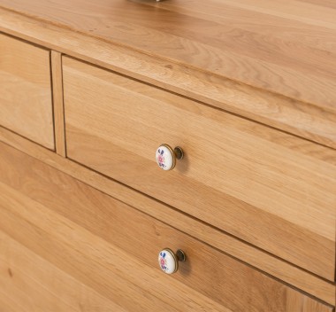 Shoe cabinet 2 doors and 2drawers, oak